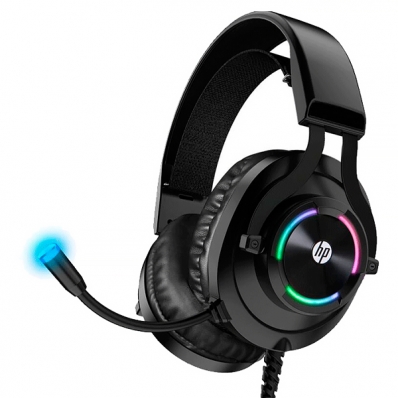 Headset Gaming HP H360GS 7.1 com USB para PC - Preto