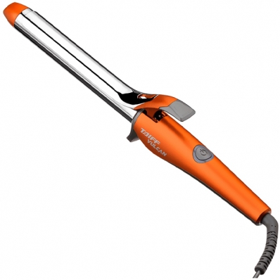 Modelador de Cabelo Taiff Vulcan MODV22 de 25 MM 220 C Bivolt - Laranja/Prata
