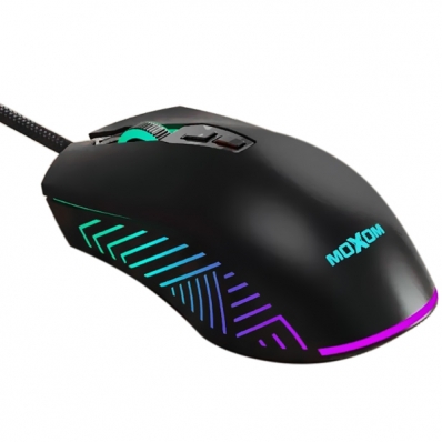 Mouse Gamer Moxom MX-MS11 USB Ate 6.400 Dpi com Backlight LED - Preto