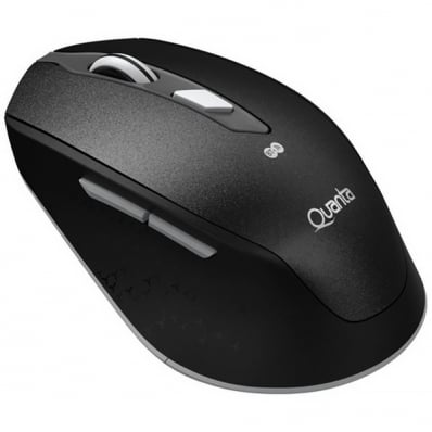 Mouse Sem Fio Quanta QTMSBT50 Ate 1.600 Dpi - Preto