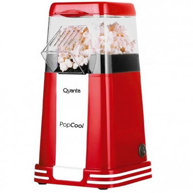 Pipoqueira Eletrica Quanta Popcool Retro QTPIP9 1.200 Watts 220V ~ 50HZ - Vermelha/Branca