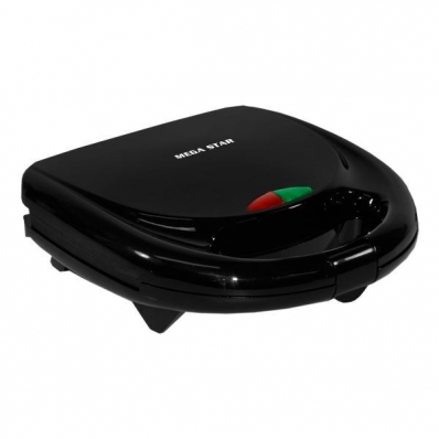 Sanduicheira Megastar TX-8828A 800 Watts 220V ~ 50/60 HZ - Preta