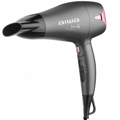 Secador de Cabelo Aiwa Beauty AW-THD1839 1.800 Watts 220 - 240 V ~ 50/60 HZ - Cinza/Rosa