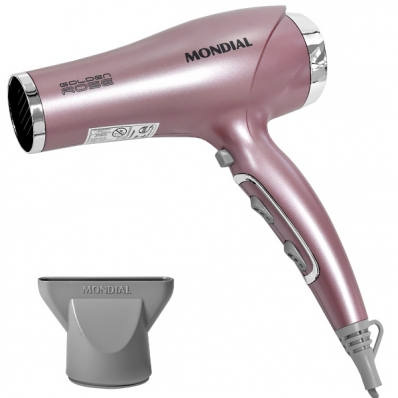 Secador de Cabelo Mondial Golden Rose Line SC-32 2.000 Watts 220V ~ 50/60 HZ- Rose Gold