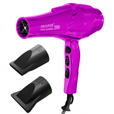 Secador de Cabelo Prosper Super Turbo P-2800 6.000 Watts 220V ~ 50/60 HZ - Rosa