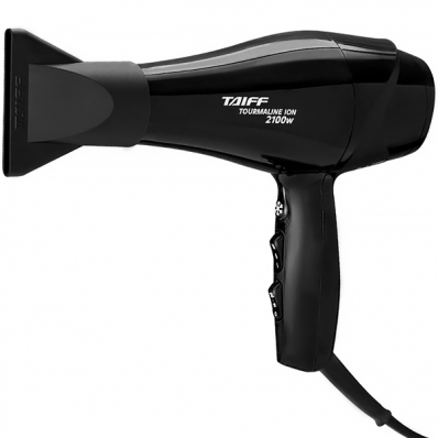 Secador de Cabelo Taiff Tourmaline Ion 2100 Watts 220 - 230 V ~ 50/60 HZ Preto