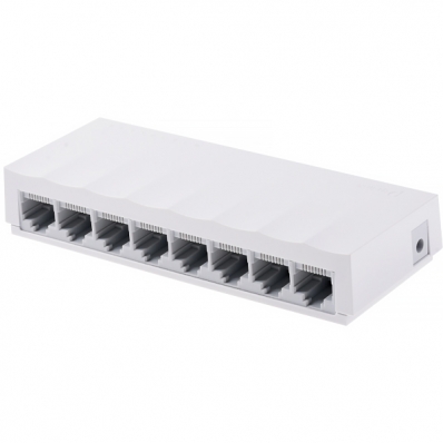 Switch TP-Link LS1008 com 8 Portas Ethernet de 10/100 MBPS - Branco
