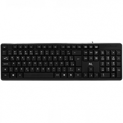 Teclado Mtek KB-8187 Portugues USB - Preto