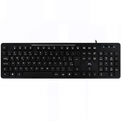 Teclado Mtek KB-8269 Portugues USB - Preto