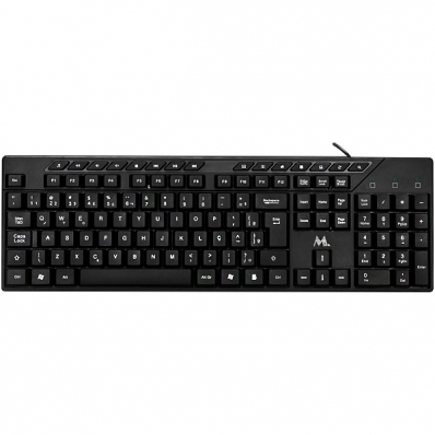 Teclado Mtek KP507X1 USB Portugues - Preto