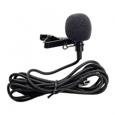 Microfone Externo Sjcam Compativel com Camera SJ6/SJ7/SJ360 - Curto