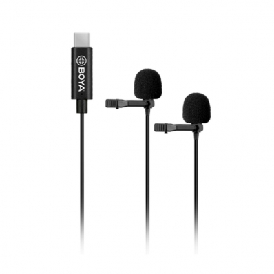 Microfone Lapella Boya BY-M3D USB-C