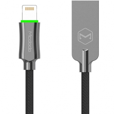 Cabo USB Lightning Mcdodo CA3901 Auto Power Off - Cinza 1.2 Metros