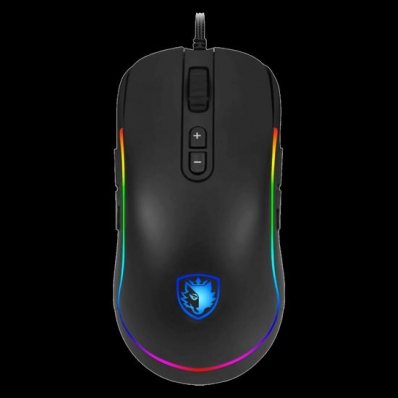 Mouse Gamer Sades Rewolver - Preto (SA-S11)