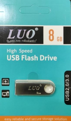 Pen Drive 8GB Luo Flash Drive Mini 2.0 Metal