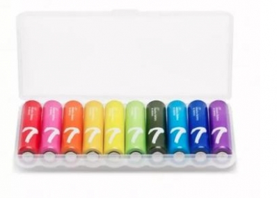 Pilha AAA Xiaomi Rainbow Batteries Caixa c/10 PCS