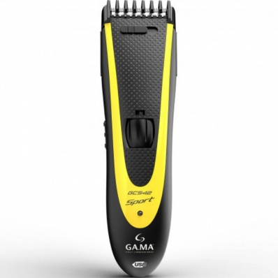 Maquina de cortar cabelo Ga.Ma GC542 Sport 14-3784 - Preto/Amarelo