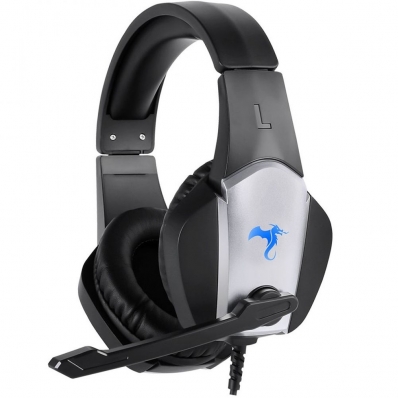 Fone de Ouvido Gamer Kolke Zeus KGA-480 - Preto/Prata