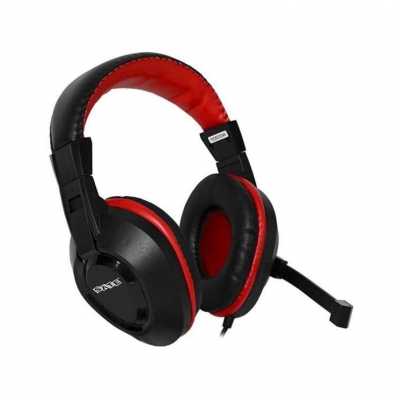 Fone de Ouvido Gamer Satellite AE-263 3.5MM - Preto/Vermelho