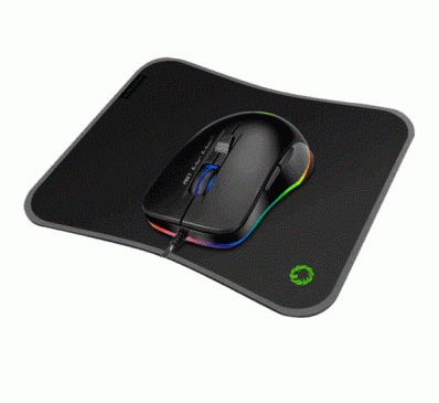 Kit Mouse RGB + Mouse Pad MG-7 Gamemax - Preto