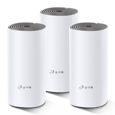 Roteador Sem Fio TP-Link Deco E4 Whole-Home AC1200 - 3 Unidades