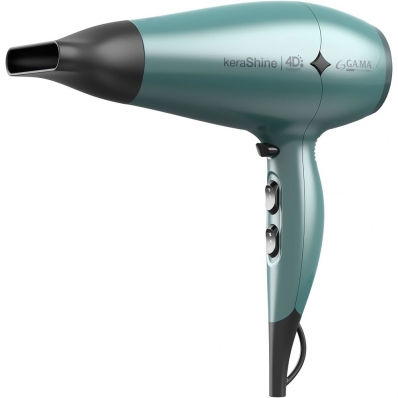 Secador de Cabelo Ga.Ma Diamond 4D Kerashine 914/3736 2300 W 220V - Verde