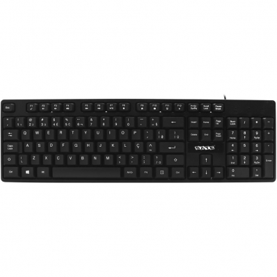 Teclado Satellite AK-921 USB - Preto (Portugues)