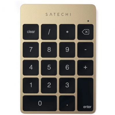 Teclado Numerico Sem Fio Satechi ST-Salkpg - Dourado
