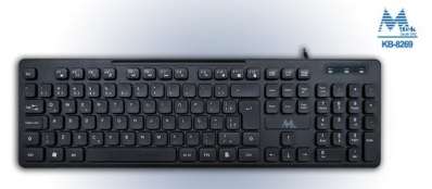 Teclado Mtek KB-8269 USB Portugues Preto