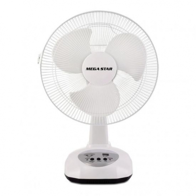 Ventilador Mega Star FAN406 Recar. 2VEL. 14P Bivol