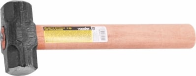 Marreta oitavada 1,0 kg com cabo de madeira VONDER 3078001000