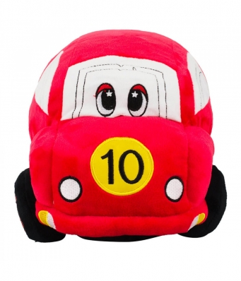 Carro Corrida Vermelho 31cm - Pelúcia