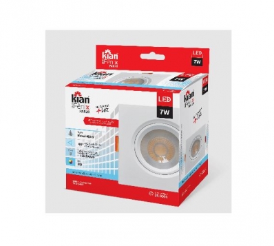 Spot Led Fenix Quadrado PAR 20 7W -6000K 