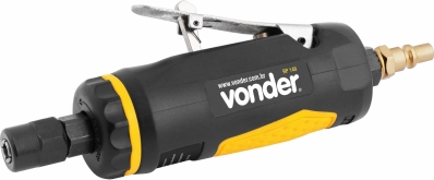Retífica pneumática curta reta 1/4" - 6,35 mm VONDER 6256000140