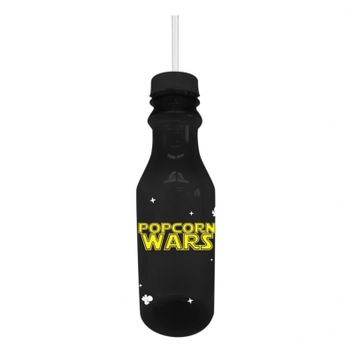 Garrafa com canudo 500ml Popcorn Wars