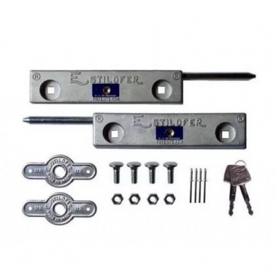 Trava Lateral Al 01 Azul Aluminio Estilofer
