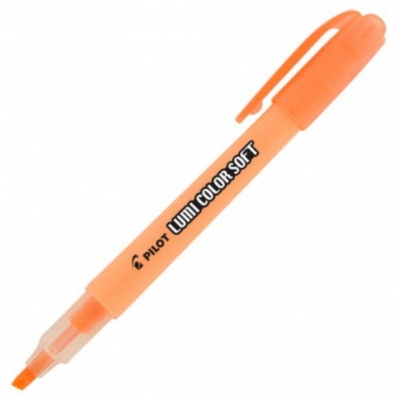 Caneta marca texto Lumi Color Soft Ponta 4.0 Tons Pastel laranja