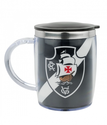 Caneca Térmica Com Tampa 450ml - Vasco