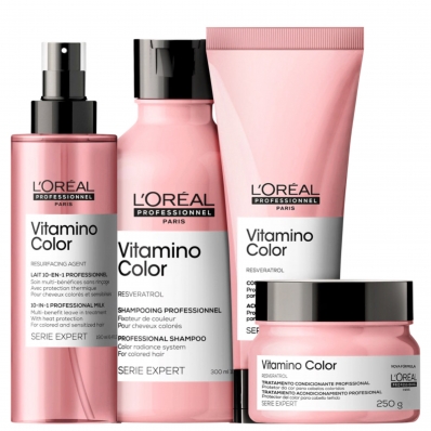 Kit Loreal Professionel Vitamino Color Completo (4 Produtos) HOME CARE