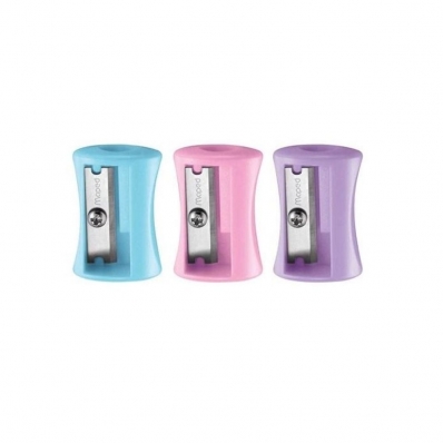 Apontador tons pastel cores 1un