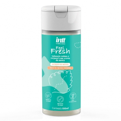 Feel Fresh Sabonete íntimo - Menta 100ml Intt
