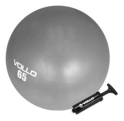 Bola Suíça Pilates Yoga Ginástica 65cm Com Bomba Vollo