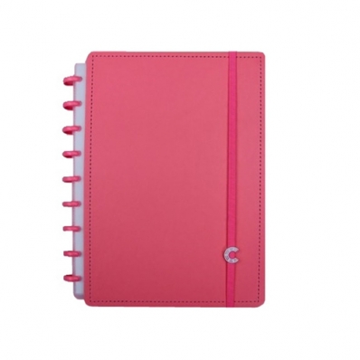 Caderno inteligente 80 fls 90g A5 all pink