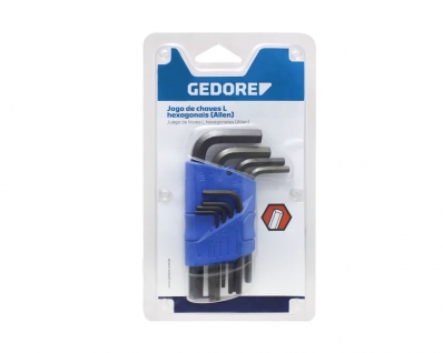 Chave Allen Hexagonal Gedore 1,5Mm A 10Mm 42-9M Blister