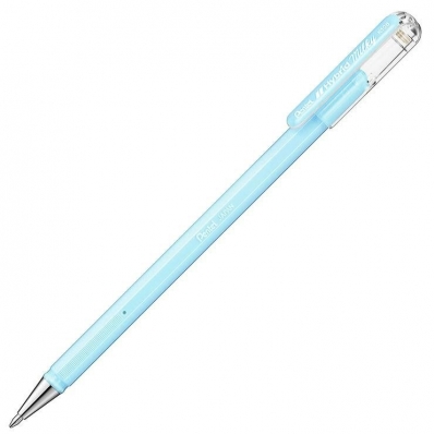 Caneta gel 0.8mm Hybrid Milky K108 pastel blue
