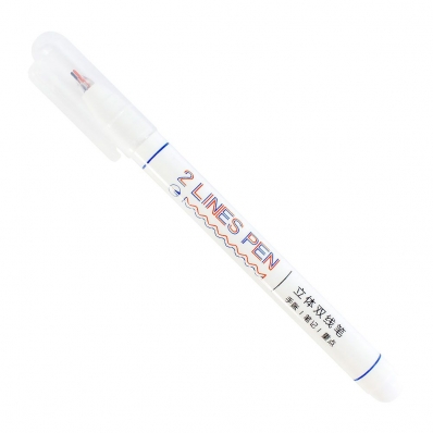 Caneta hidro 2 lines Pen Gu Won azul e laranja