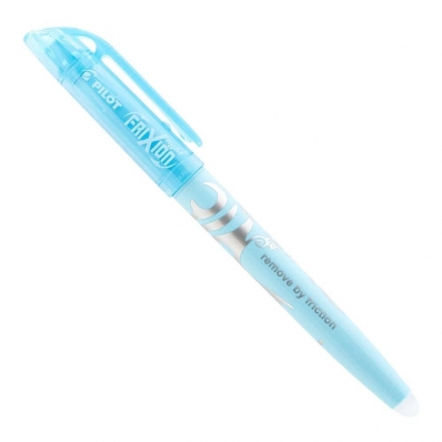 Caneta marca texto apagável frixion iluminador azul