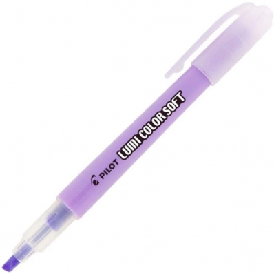 Caneta marca texto Lumi Color Soft Ponta 4.0 Tons Pastel violeta