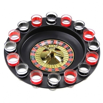 Jogo da roleta russa drink shot 12 copos