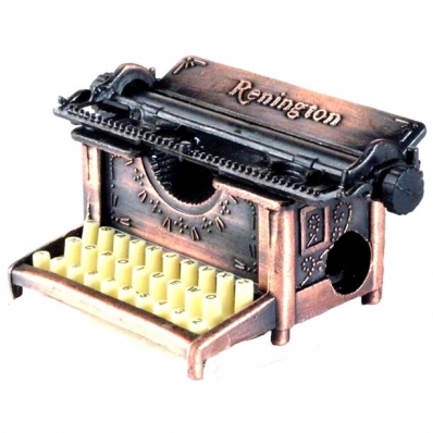 Apontador de metal colecionável máquina de datilografar #8786